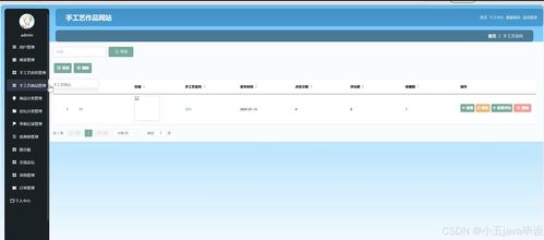 基于SpringBoot的手工藝作品網(wǎng)站設(shè)計與實(shí)現(xiàn) 網(wǎng)頁設(shè)計及系統(tǒng)維護(hù)